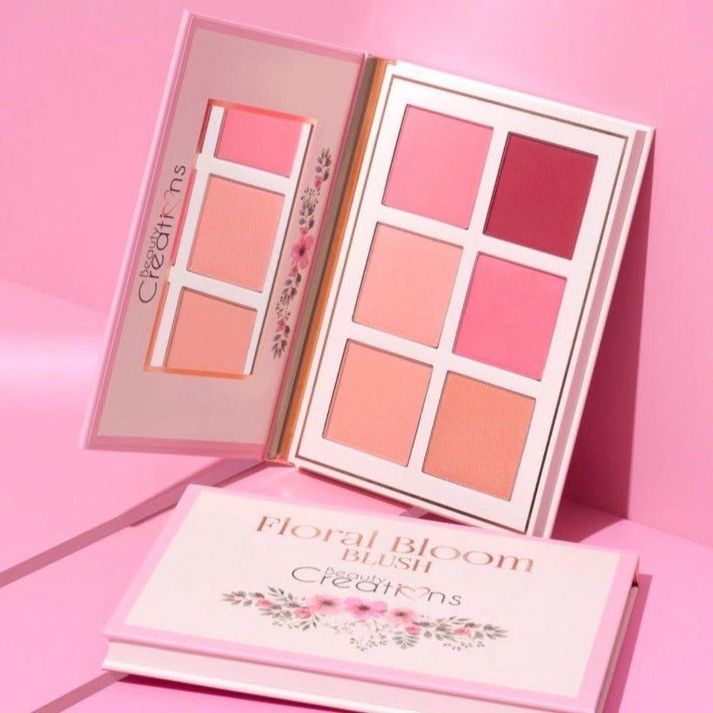Beauty Creations Floral Bloom Blush Palette - 6 blush shades